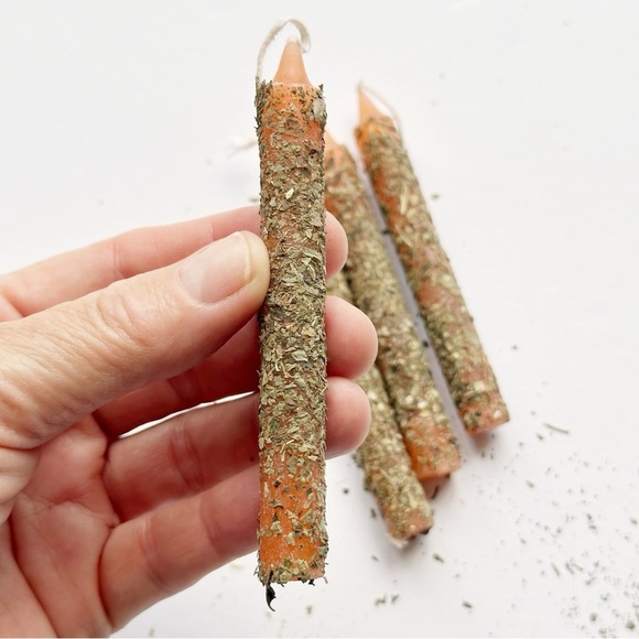 Confidence Boosting Herbal Dressed Chime Candles - Set of 4​ - Picture 3 of 4